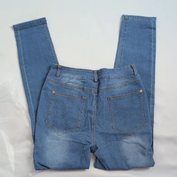 Source Unknown  2 Women's Skinny Blue Jeans - Picture 3 of 11